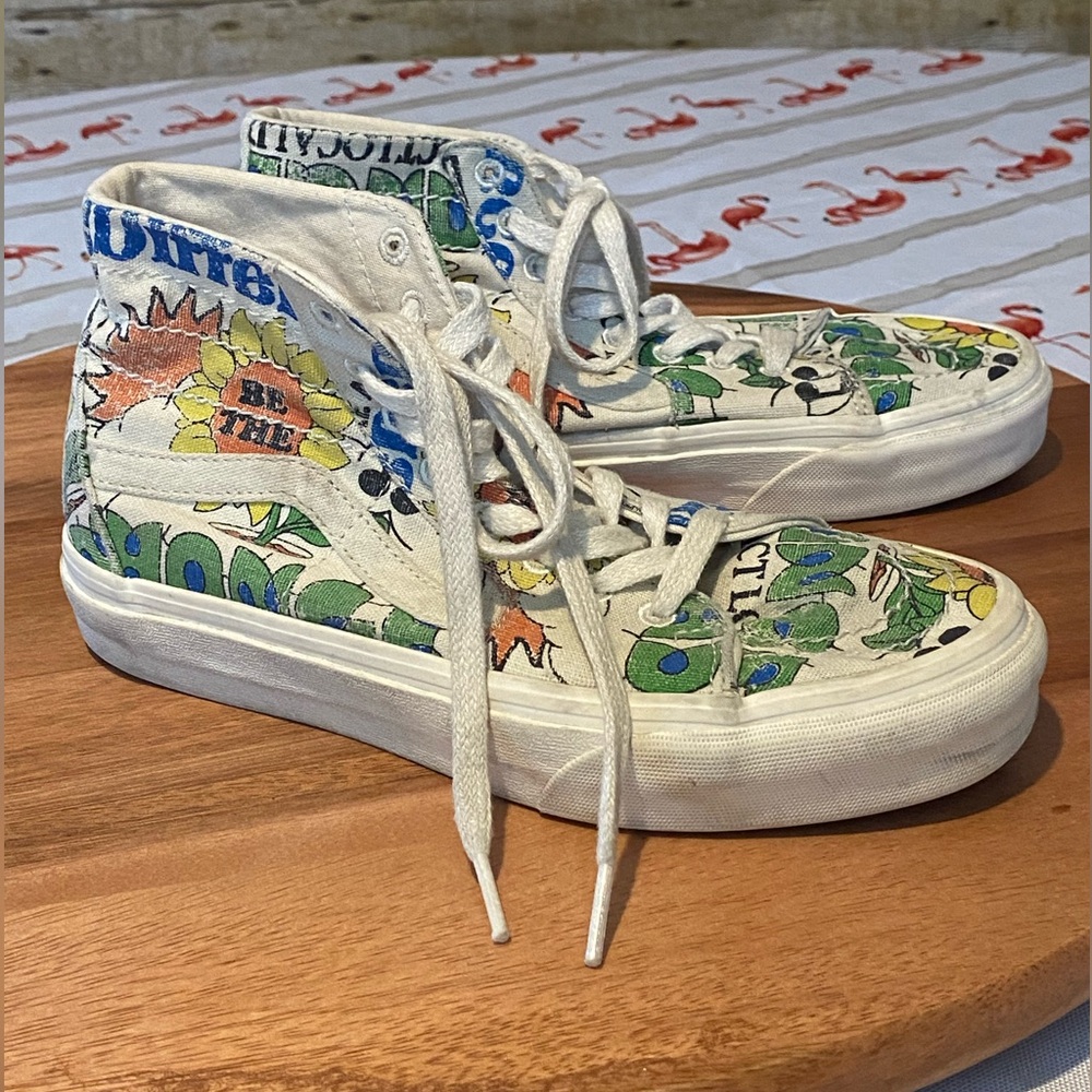 Vans SK8Hi Tapered Mid Exo Theory Positivity Sunflower Sneakers - Picture 2 of 15